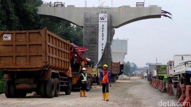 Sambut Mudik, Proyek di Jalur Jakarta-Cikampek Disetop 20 Hari