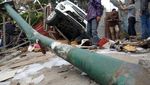 Foto: Pajero Tabrak Rumah di Medan Tewaskan 2 Mahasiswa