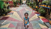Kini Kampung Papanggo telah dicat dengan aneka warna.