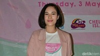 Chelsea Islan saat ditemui di kawasan Kebayoran, Jakarta Selatan, Kamis (3/5). Foto: Ismail/detikHOT