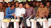 Pantauan detikcom, Jumat (4/5/2018) di Monas,Jakarta Pusat, JK hadir pukul 11.00 WIB.