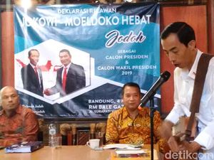 Jokowi KW Hadiri Deklarasi Relawan Jokowi-Moeldoko