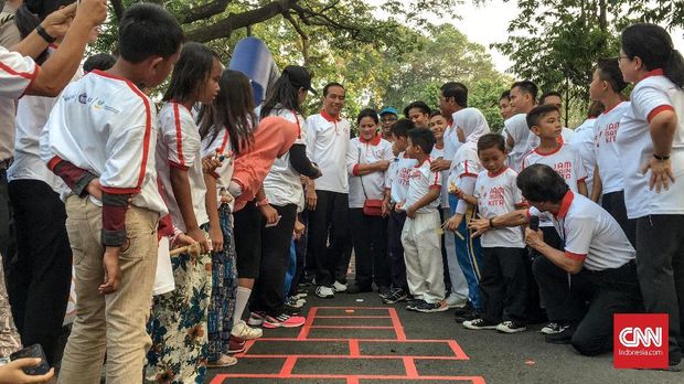 Hardiknas, Jokowi Ubah Istana Jadi Taman Bermain Anak