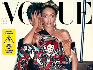 Berkulit Gelap di Majalah Vogue, Gigi Hadid Hampir Tak Dikenali