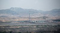 Sisi lain di area Zona Demarkasi Korea (CNN travel)