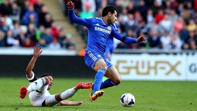 Aksi Salah di Chelsea vs Salah di Liverpool