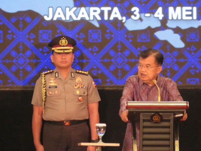 Pesan JK ke Polri: Bedakan Stok Beras dengan Manipulasi