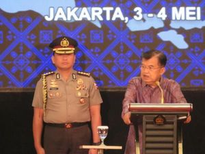Pesan JK ke Polri: Bedakan Stok Beras dengan Manipulasi