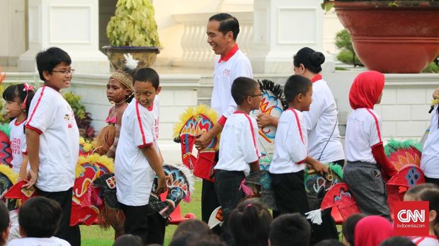 Hardiknas, Jokowi Ubah Istana Jadi Taman Bermain Anak