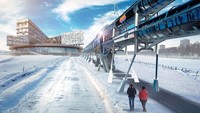 Jalur ini memberikan masa depan yang cerah bagi transportasi karena ramah cuaca, jalur yang tertutup oleh sebuah pipa berkedudukan tinggi dan tahan segala cuaca. Istimewa/Inhabitat.
