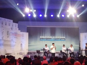 Debat Usai, Edy-Ijeck dan Djarot-Sihar Tak Salaman di Panggung