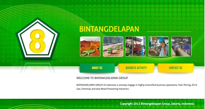 Profil PT  Bintang  Delapan yang Dikaitkan dengan Prabowo