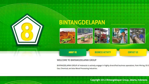 Tak Cuma Satu, Situs Terkait PT Bintang Delapan Tak Bisa Diakses