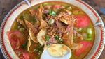 Wah, Enaknya! Soto Ayam Plus Lauk Komplet Sarapan Netizen Ini
