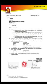 Surat hoax instruksi pakai kaus #2019GantiPresiden di CFD Simpang Lima Semarang.