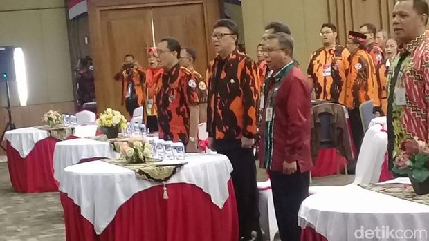 Mendagri Tjahjo Kumolo di acara Ormas PP