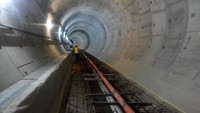 Saat ini seluruh jalur bawah tanah telah tersambung dan tengah dikebut untuk pekerjaan pemasangan rel dan pembangunan stasiun. @mrtjkt/Istimewa.