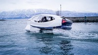 Dengan warna putihnya, mobil ini didesain dengan gaya yang modern. Inhabitat/Istimewa.