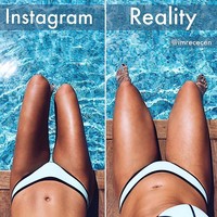Instagram sering memperlihatkan ekspektasi yang tidak realistis. Sayangnya tidak semua orang menyadari hal ini. Foto: Instagram @imrececen