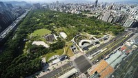 Stasiun ini dirancang oleh perusahaan lokal Che Fu Chang Architects, dibangun di dekat ruang hijau di perkotaan. Foto: Dok. Inhabitat