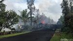 Gunung Kilauea di Hawaii Meletus