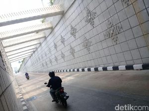 Sempat Dicorat-coret, Underpass Matraman Kini Bersih