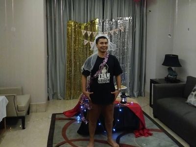 Foto-foto Aib Raditya Dika di Bachelor Party