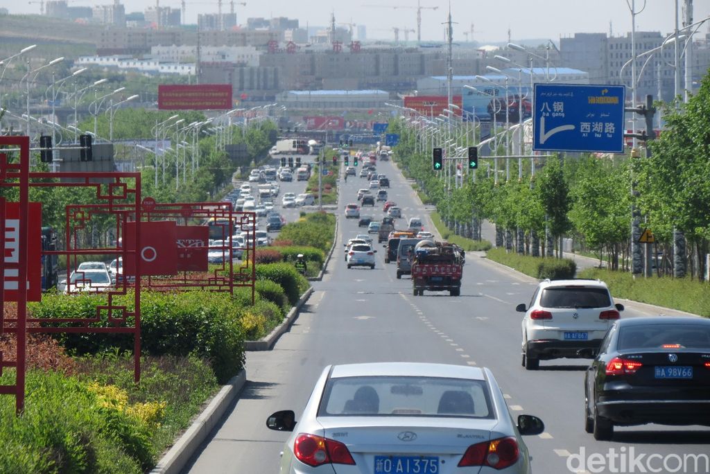 kota urumqi di xinjiang, china