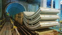 Ini adalah proses pengiriman segment tunnel. @mrtjkt/Istimewa.