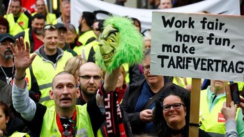 Di masa lalu, kadang karyawan Amazon di Jerman juga melakukan mogok kerja. Foto: Reuters