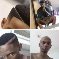 Para pria tergolong beruntung. Saat salah potong rambut, mereka bisa langsung membotaki kepala tanpa ragu. Foto: Reddit Smkthtsht