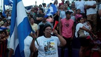 Unjuk rasa ini tercatat sebagai unjuk rasa terbesar selama 11 tahun kepemimpinan Presiden Nikaragua Daniels Ortega. (Foto: Dok. REUTERS/Oswaldo Rivas)
