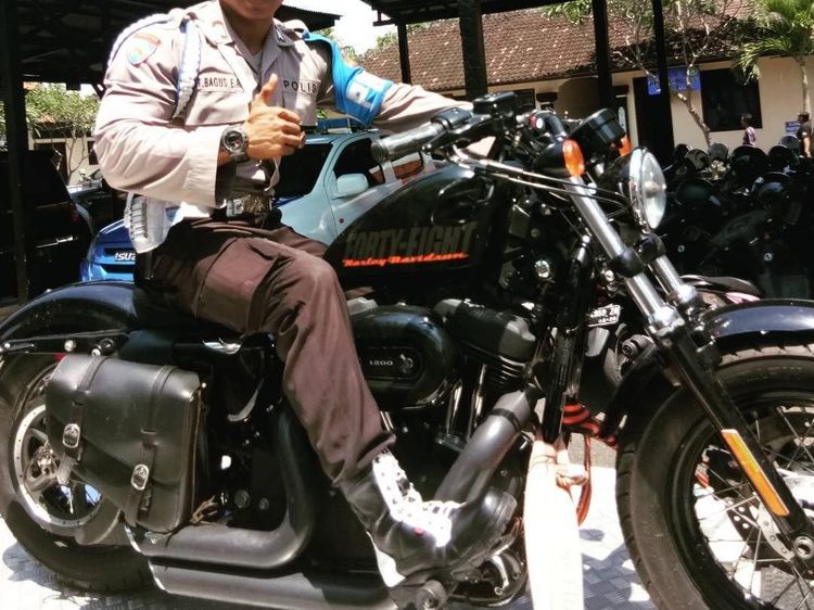 Potret Bagus, Polisi Kekar dari Bali Bergaya Hidup Sehat