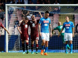 Diimbangi Torino, Harapan Scudetto Napoli Semakin Tipis