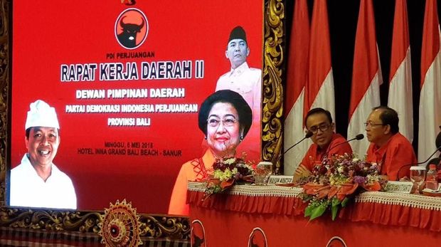 Gelar Rakerda di Bali, PDIP Siap Menangkan Wayan Koster-Cok Ace