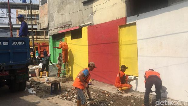Pertokoan Jatinegara Bakal Disulap Jadi Kampung Warna-Warni