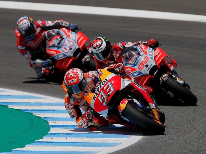 Marc Marquez memenangi MotoGP Spanyol bukan hanya karena kecepatan semata (REUTERS/Jon Nazca) Marc Marquez memenangi MotoGP Spanyol bukan hanya karena kecepatan semata (REUTERS/Jon Nazca)