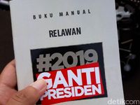 Buku Pedoman Relawan #2019GantiPresiden Dibagi Di Acara Deklarasi