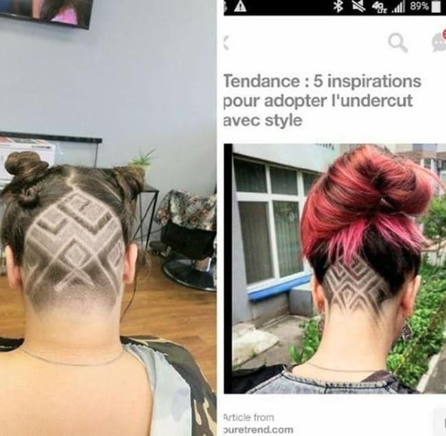 Ini bukti lain kalau tidak semua potongan undercut berakhir dengan baik. Foto: Instagram @kenjii16