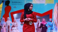 Bamusi Hijab Hunt Talent digelar di Pejaten Village, Jakarta, Minggu (6/5/2018).