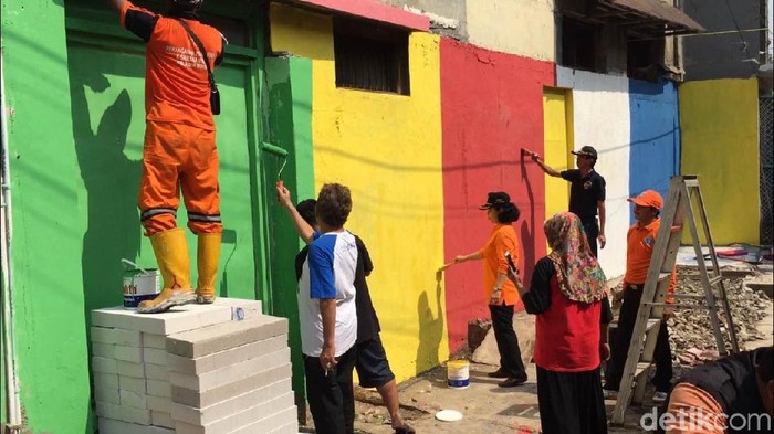 Pertokoan di Jatinegara Bakal Disulap Jadi Kampung Warna-Warni