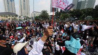 Dalam deklarasi ini para relawan juga membacakan aspirasi yang intinya menyatakan siap mengawal jalannya Pemilu 2019 agar lancar dan tertib.