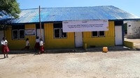 Bantuan renovasi ruang kelas itu untuk mendukung pemerintah meningkatan kualitas pendidikan di Indonesia.