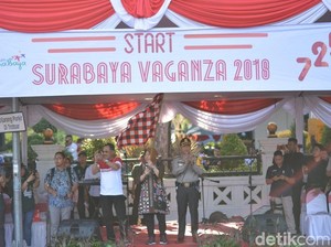 Serunya Surabaya Vaganza, Semarak Parade Bunga Hiburan Warga