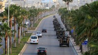 Tentara Lebanon berpatroli di kota pada malam pemilihan parlemen di Sidon (Foto: Dok. REUTERS/Mohamed Azakir)