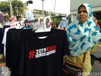 Kaus Pelapis untuk Pemakai #2019GantiPresiden di CFD