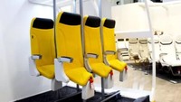 Alas tempat duduk tidak mendatar. Tapi, ada bagian cekung di kanan kirinya. Istimewa/Avio Interiors/Fastcodesign.