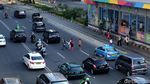 Berbahaya, Potong Jalan Thamrin Usai Naik TransJakarta