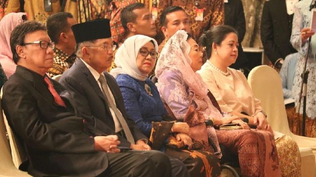 JK Jadi Saksi Nikah Putri Tutut Soeharto, Puan hingga Gatot Hadir
