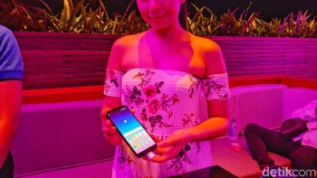 Ini Galaxy A6. Foto: detikINET/Adi Fida Rahman